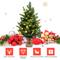 Costway 2ft. Pre‑Lit Tabletop Fir Artificial Christmas Tree with Timer LED Lights